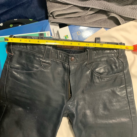 Rare East West Musical Instruments Leather Pants - Picture 11 of 12